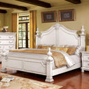  Furniture of America Hesperos California King Poster Bed CM7798WH-CK-BED IMAGE 2