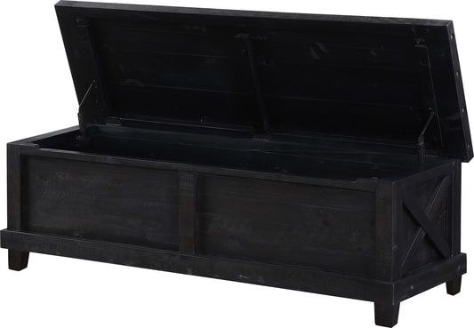 Yosemite - Solid Wood Blanket Box - Cafe