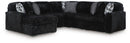 Midnight-Madness - 5 Piece Sectional