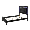  Crown Mark Micah Full Upholstered Panel Bed B4350-F-HBFB/B4350-FT-RAIL IMAGE 2
