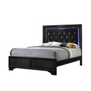  Crown Mark Micah Queen Upholstered Panel Bed B4350-Q-HBFB/B4350-KQ-RAIL IMAGE 1