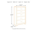 Culverbach - Five Drawer Chest - Gray