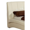  Furniture of America Vizela Twin Upholstered Platform Bed CM7604IV-T-BED IMAGE 2