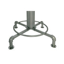  Furniture of America Round Helene Adjustable Height Dining Table with Glass Top and Pedestal Base CM3378RT-TABLE IMAGE 8