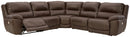 Dunleith - 5 Piece Power Reclining Sectional