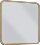 Penny - Beveled Glass Wall Or Dresser Mirror - Buff Cream