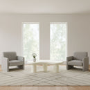 Sven - Tall Wooden Coffee Table - Rice