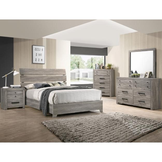  Crown Mark Tundra 2-Drawer Nightstand B5520-2 IMAGE 2