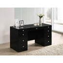  Crown Mark Avery 9-Drawer Vanity Table B4850BK-91-TOP/B4850BK-91-BASE IMAGE 1