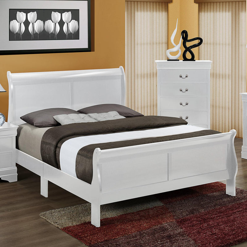 Crown Mark Louis Philip California King Sleigh Bed B3650-K-HBFB/B3650-CK-RAIL IMAGE 1