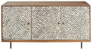 Kerrings - Accent Cabinet - Brown / Black / White