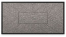 Beachcroft - Rectangular Fire Pit Table - Black / Light Gray