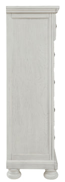 Robbinsdale - Five Drawer Chest - Antique White