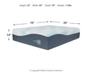 Millennium Cushion Firm Gel Memory Foam Hybrid - Cushion Firm Gel Memory Foam Hybrid California King Mattress - White