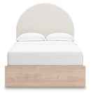 Arloster - 4 Pc. - Full Panel Storage Bed, Dresser, Mirror And Nightstand - Tan