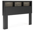 Broachmyn - Lighted Bookcase Headboard
