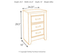 Juararo - Two Drawer Night Stand - Dark Brown