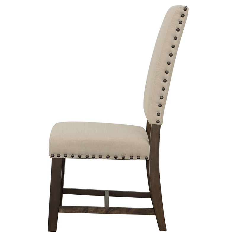 Coaster Furniture Twain 109143 Upholstered Dining Side Chair - Beige (Set of 2) IMAGE 4