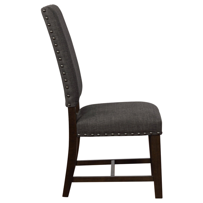 Coaster Furniture Twain 109142 Upholstered Dining Side Chair - Warm Grey (Set of 2) IMAGE 9