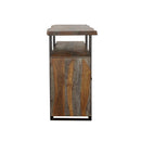  Coaster Furniture Ditman 110185 4-door Solid Wood Sideboard Buffet - Grey Sheesham IMAGE 5