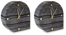 Janmour - Table Clock (Set of 2) - Black