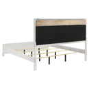 Coaster Furniture Barzini 205891KE Wood Eastern King Panel Bed - White IMAGE 4