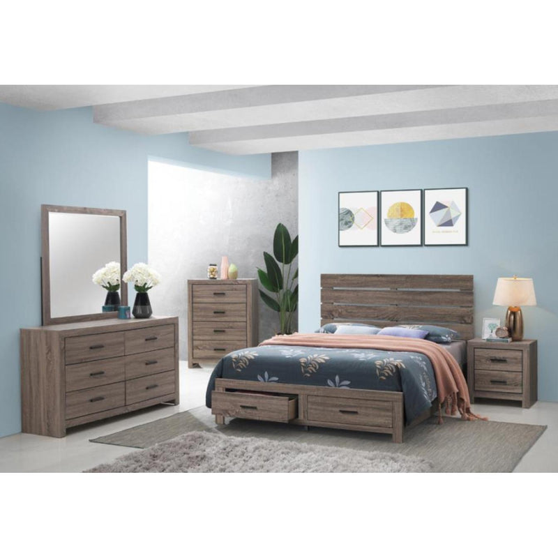 Coaster Furniture Brantford King Panel Bed with Storage 207040KE IMAGE 2
