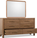 Morris - 6 Drawer Dresser - Claystone