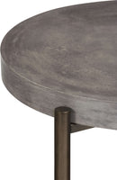 Lyon - Round Concrete And Metal Table