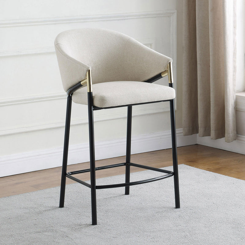 Coaster Furniture Chadwick 183436 Fabric Upholstered Counter Chair - Beige (Set of 2) IMAGE 9