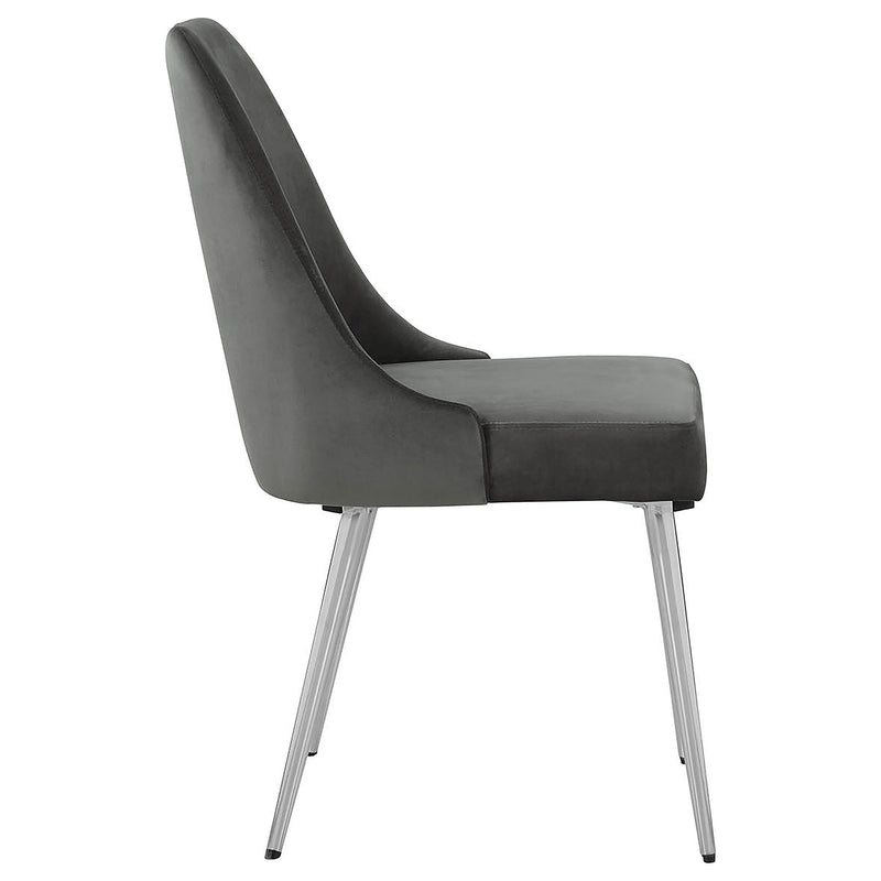 Coaster Furniture Cabianca 191442 Upholstered Dining Side Chair - Grey (Set of 2) IMAGE 8