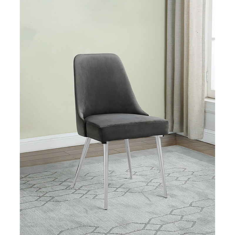 Coaster Furniture Cabianca 191442 Upholstered Dining Side Chair - Grey (Set of 2) IMAGE 9