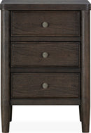 Rockport - Three Drawer Small Nightstand - Yin
