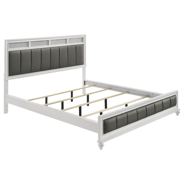 Coaster Furniture Barzini California King Upholstered Panel Bed 205891KW IMAGE 1