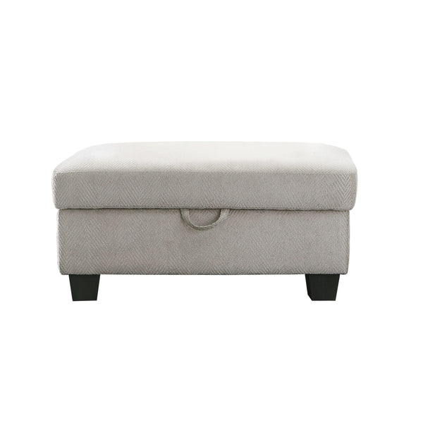 Coaster Furniture Whitson Fabric Storage Ottoman 509767 IMAGE 1