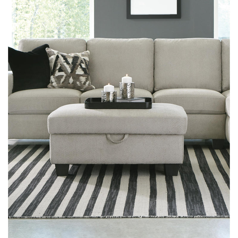 Coaster Furniture Whitson Fabric Storage Ottoman 509767 IMAGE 2