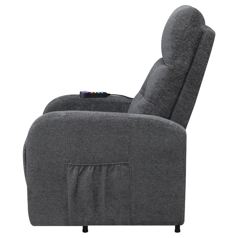 Coaster Furniture Fabric Lift Chair with Heat and Massage 609403P IMAGE 6