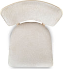 Zinnia - Wood Back Dining Chair (Set of 2) - White Sand And Dune Chenille