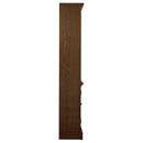 Coaster Furniture Hartshill 881286 78-inch 3-shelf Cabinet Bookcase - Burnished Oak IMAGE 7