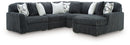 Midnight-Madness - 5 Piece Sectional