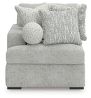 Cuddle Plush - 3 Pc. - 3-Piece Sectional, Chair And Ottoman - Arctic