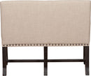 Yosemite - Solid Wood Dining Settee - Beige / Cafe