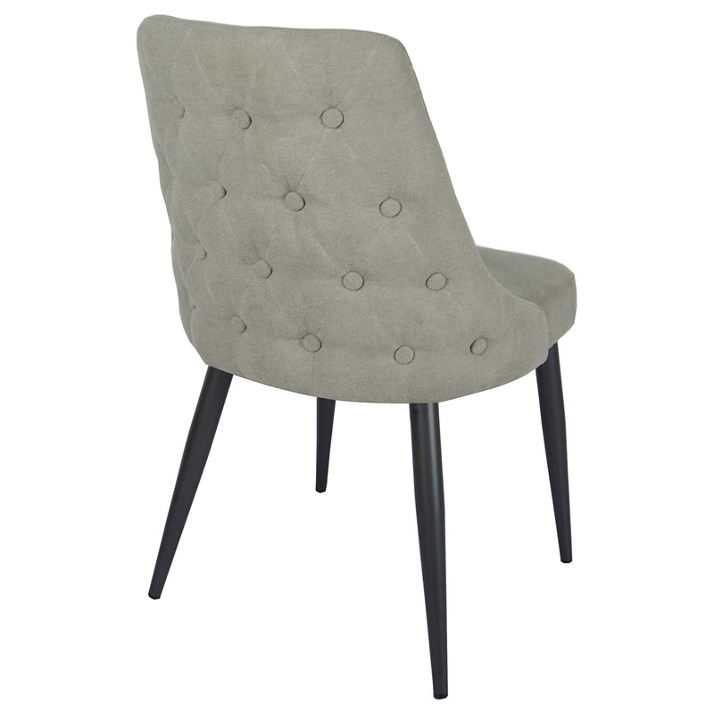 Coaster Furniture Cosmo 106044 Upholstered Dining Side Chair - Light Grey (Set of 2) IMAGE 7