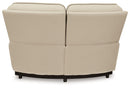Double Deal - 4-Piece Power Reclining Sectional - Almond