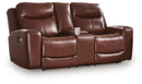 Bexhurst - 2 Pc. - Power Reclining Sofa And Loveseat - Mahogany