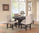 Yosemite - Solid Wood Round Extension Table - Cafe