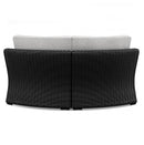 Beachcroft - 5-Piece Outdoor Sectional - Black / Light Gray