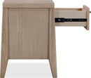 Sumire - One Drawer One Shelf Ash Wood Nightstand - Ginger