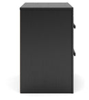 Broachmyn - 3 Pc. - Dresser And 2 Nightstands - Black / Gray