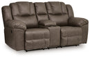 Lowilla - 2 Pc. - Reclining Sofa And Loveseat - Driftwood